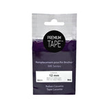 Brother MK231 compatible NOIR/BLANC, 12mm