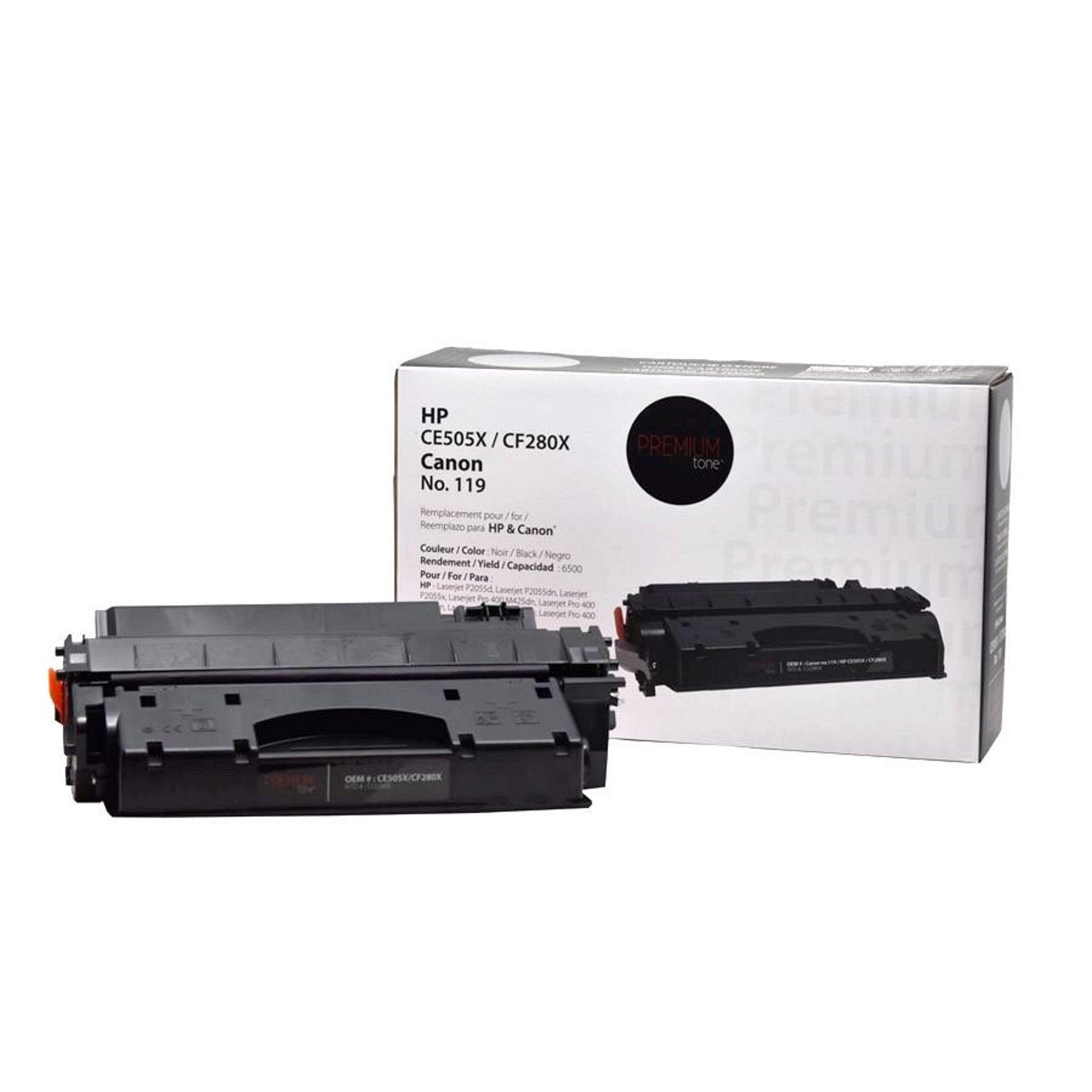 HP CE505X/CF280X/Canon 119II compatible 6.5K cartouche de Toner Premium - Goodshop Canada