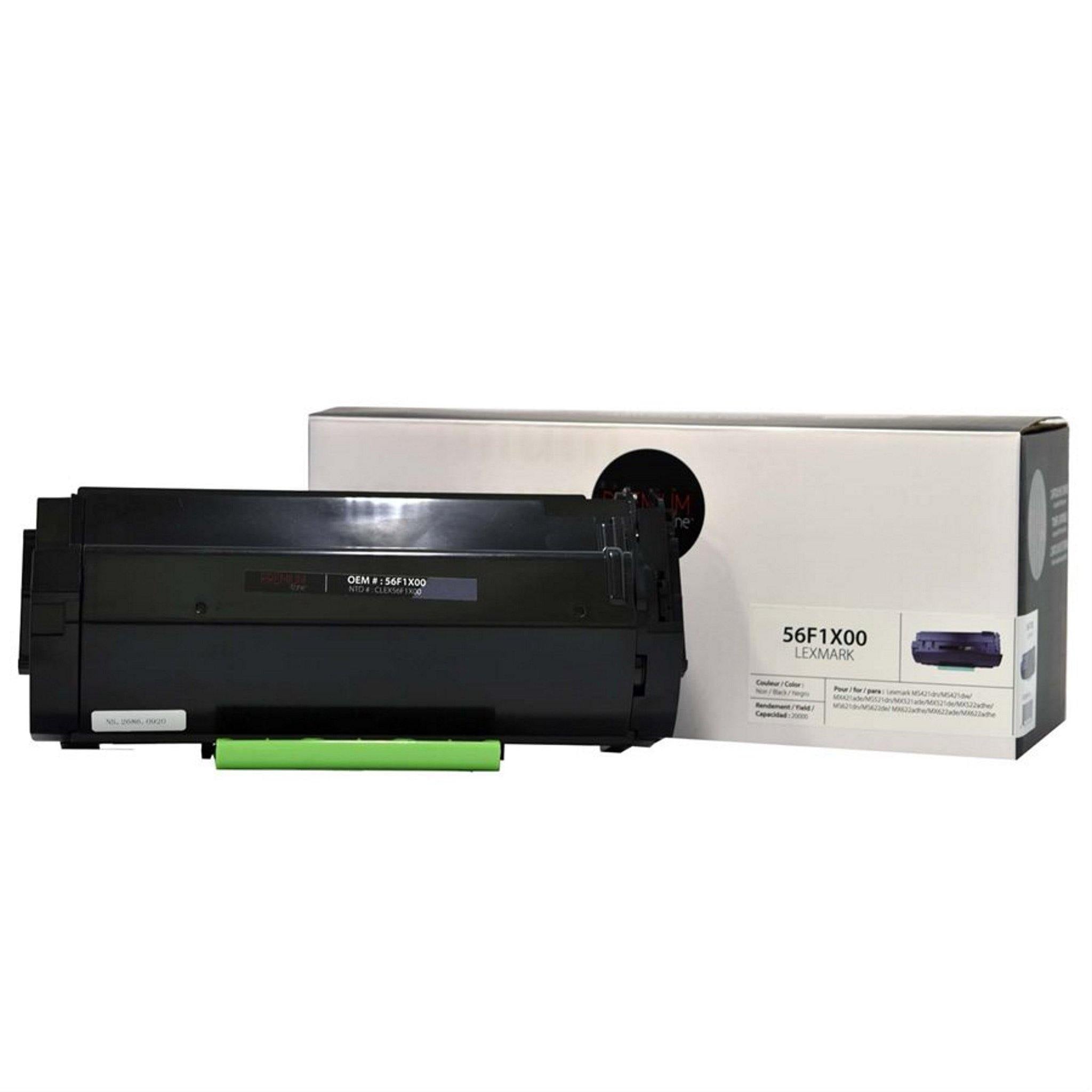 Lexmark 56F1X00 compatible 20K cartouche de Toner Premium - Goodshop Canada