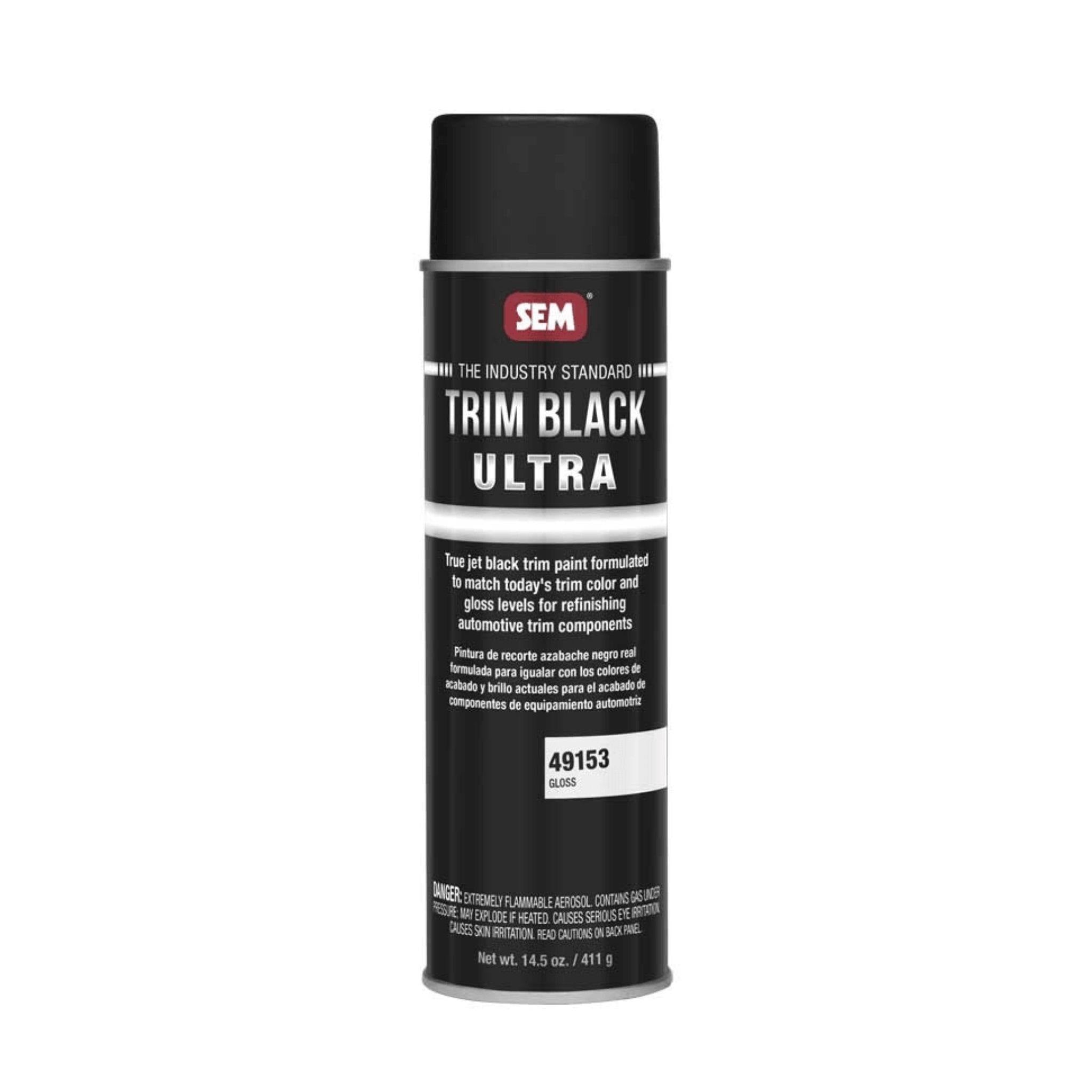 Peinture pour garniture automobile en aérosol, Trim Black Noir, 16 oz - Goodshop Canada