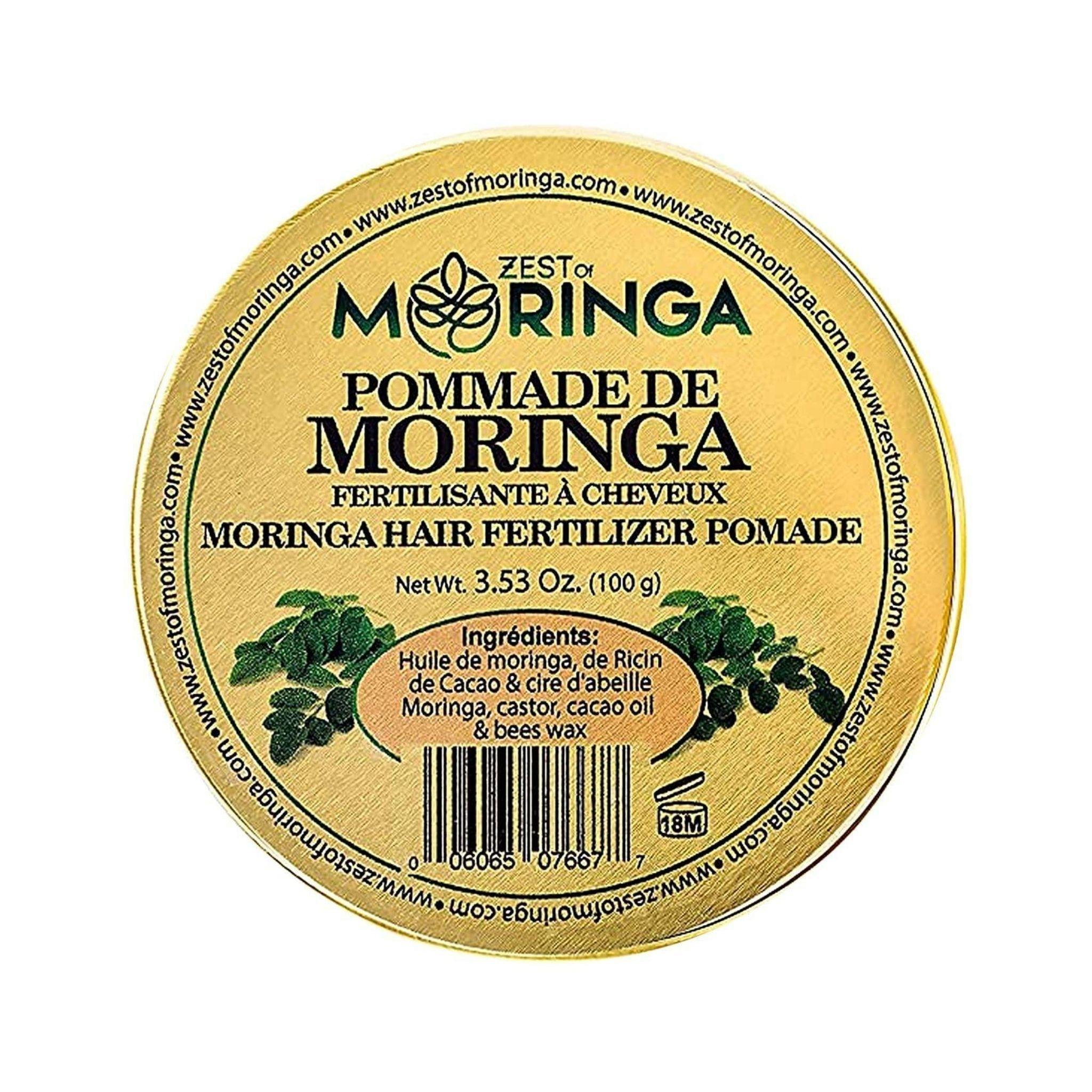 Pommade pour cheveux et barbe Moringa biologique, 100g - Goodshop Canada