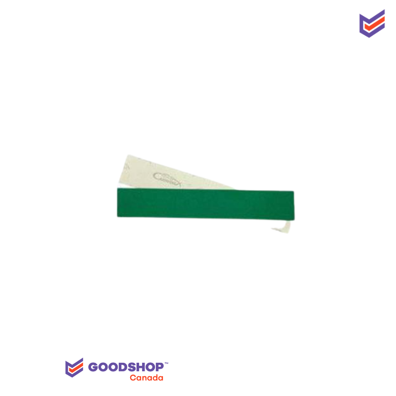 2-3/4" x 16-1/2" 120 Grit Velcro Sanding Strip Green Ice, 50/Pack