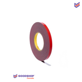 1/2" x 20 yd. Black Acrylic Foam Binding Tape, 0.045" thick