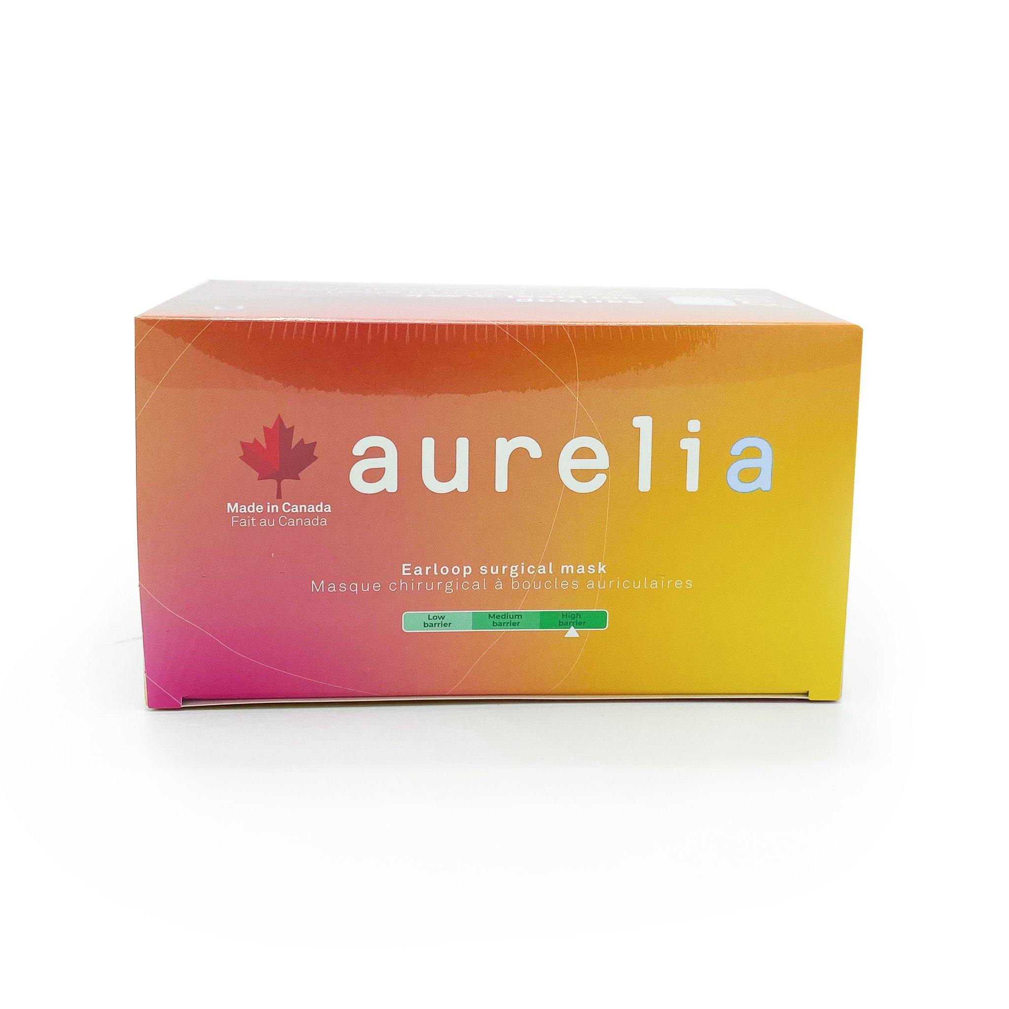 Aurelia Surgical Masks, PINK, ASTM Level 2 Made in Canada - Dental Brands