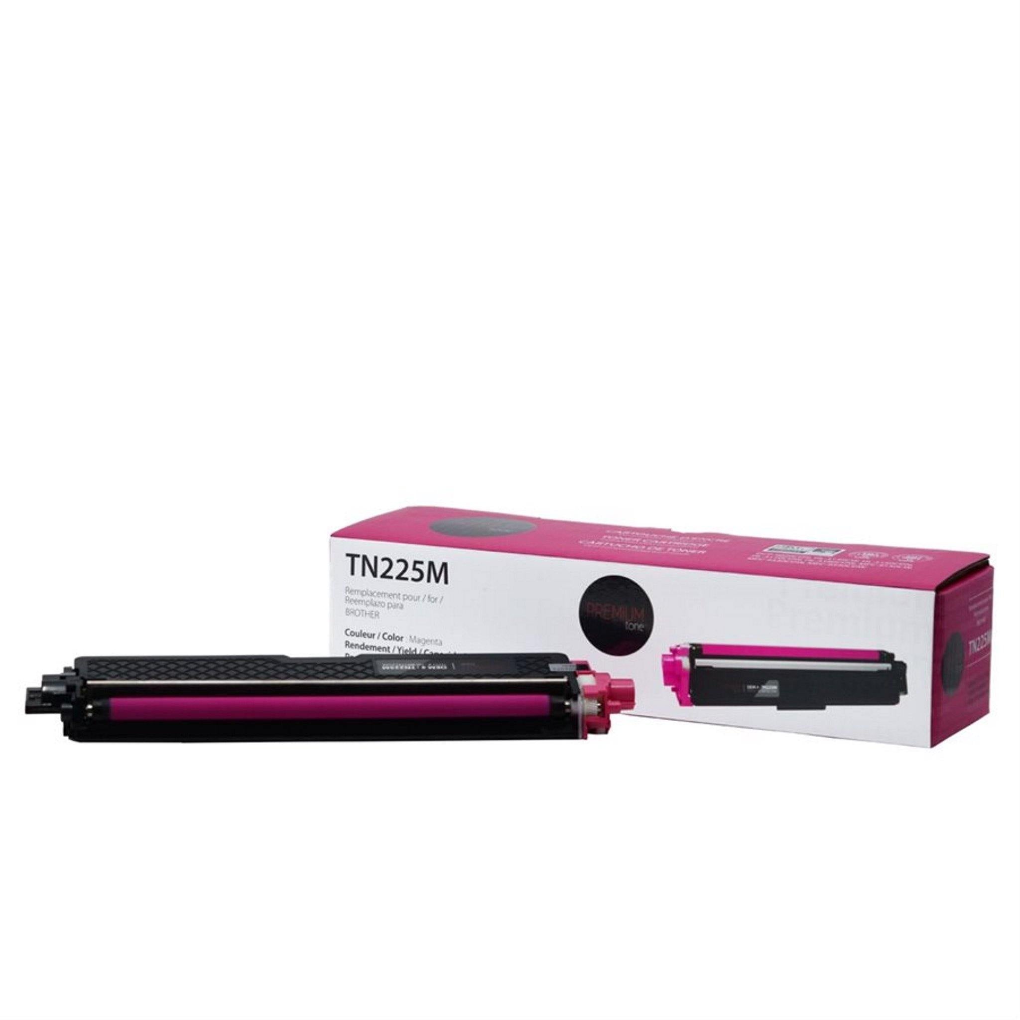 COMPATIBLE FOR TN-225M BROTHER MFC-9330CDW TONER CARTRIDGE MAGENTA 2.2K