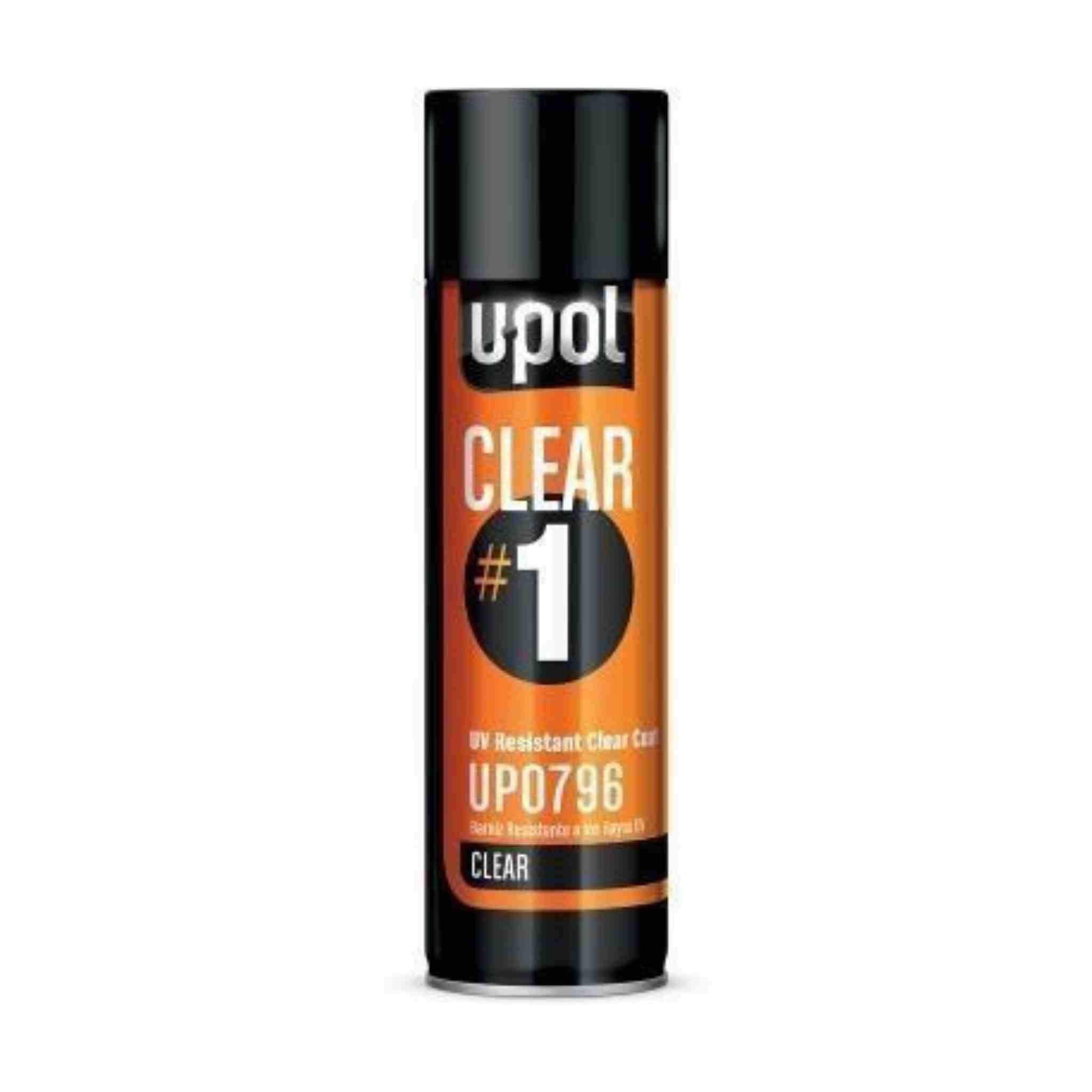 CLEAR #1 UV-Resistant High Gloss Clearcoat 450 mL (2 Pack)