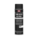 Aerosol Automotive Trim Paint, Trim Black Noir, 16 oz